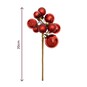 Red Bauble Pick 20cm image number 3