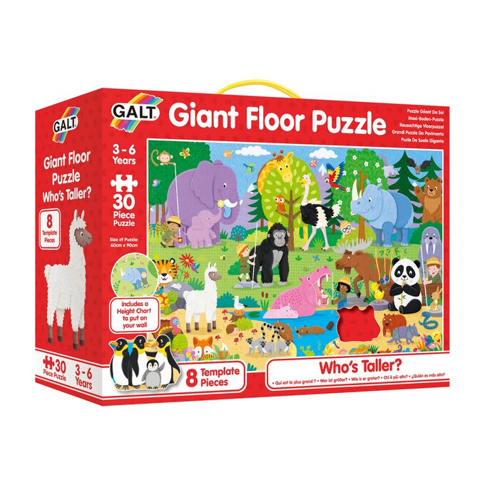 Galt Who’s Taller Giant Floor Puzzle image number 1