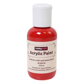 Red Home Craft Acrylic Paint 60ml