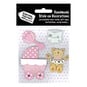 Express Yourself Pink Pram and Bear Card Toppers 4 Pieces image number 1