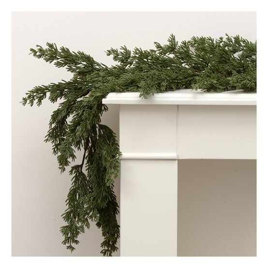 Artificial Green Leaves Garland 1.5m image number 1