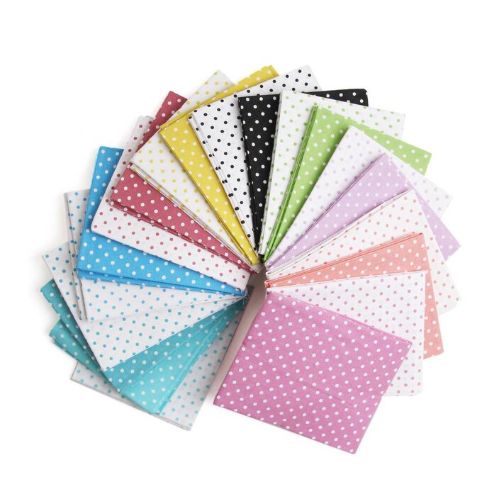 Dotty Cotton Fat Quarters 20 Pack image number 1