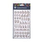 Pink Lowercase Alphabet Chipboard Stickers 138 Pieces image number 3