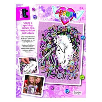 Craft Teen Unicorn Sequin Art Kit
