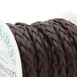 Beads Unlimited Brown Braided Faux Leather 2.5m image number 2