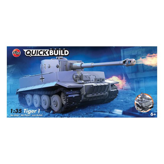 Airfix Quickbuild Tiger I Model Kit image number 1