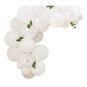 Ginger Ray White Baby Shower Balloons Arch with Foliage image number 1