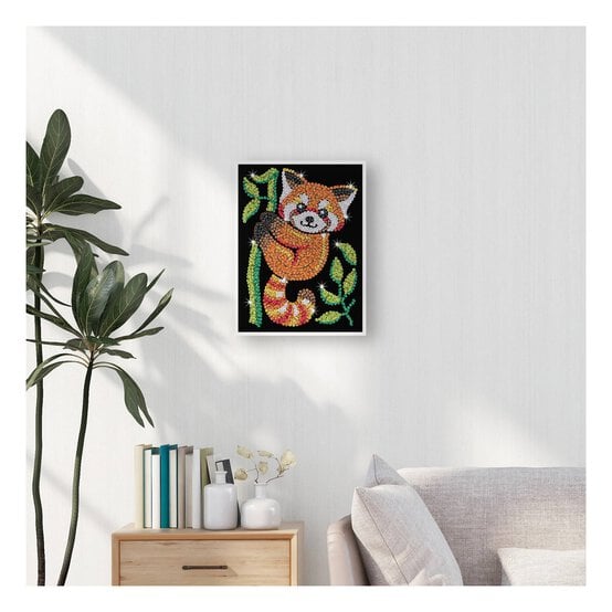 Kitfix Red Panda Sequin Art Red Kit image number 5