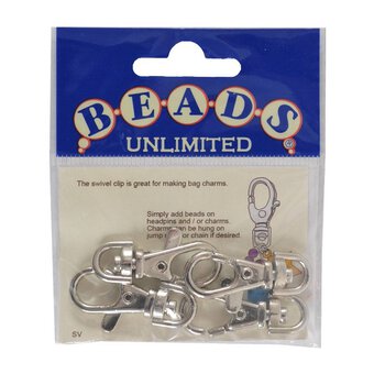 Beads Unlimited Midi Swivel Clips 35mm x 12mm 4 Pack