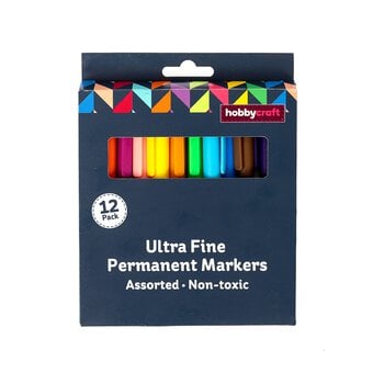Ultra Fine Coloured Markers  12 Pack image number 4