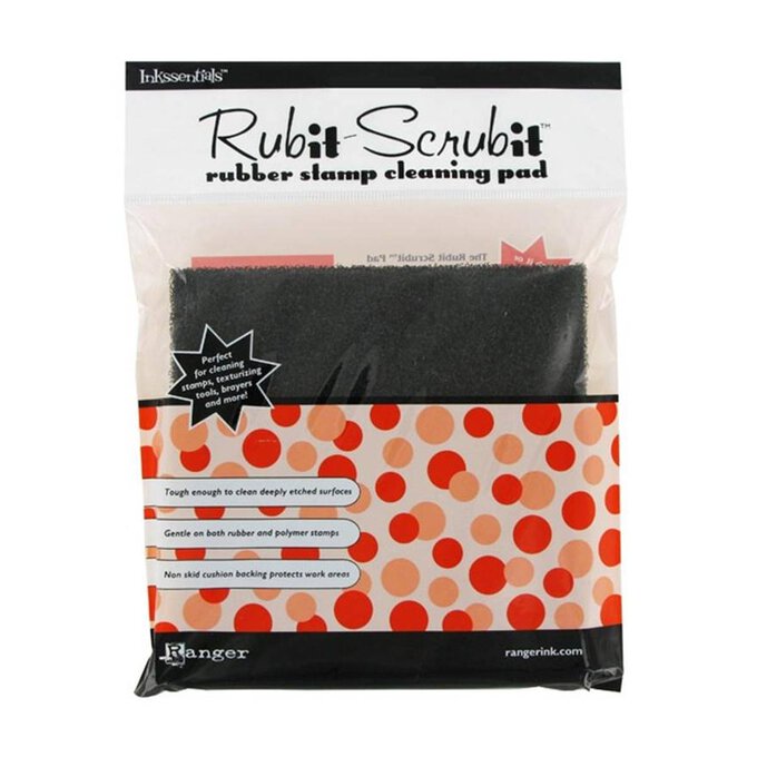 Inkssentials Rubit Scrubit Rubber Stamp Cleaning Pad Hobbycraft