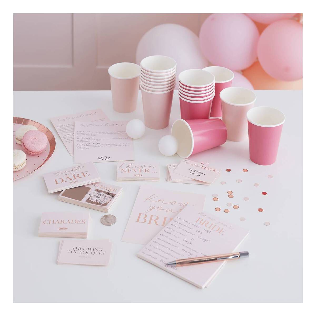 Ginger Ray Hen Party Games Set Hobbycraft