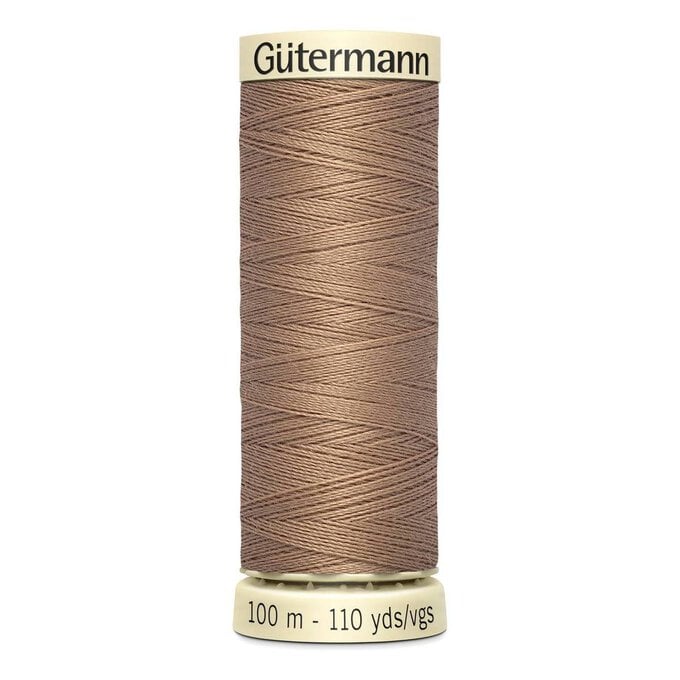 Gutermann Brown Sew All Thread 100m (139) image number 1