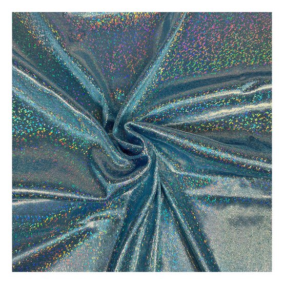 Blue Jersey Sparkle Fabric by the Metre image number 1