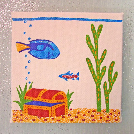 How to Draw on Canvas with Paint Markers image number 1