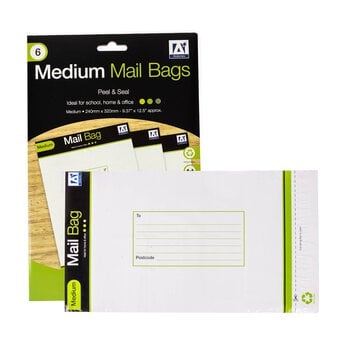 Medium Mail Bags 6 Pack