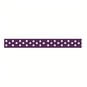 Purple Polka Dot Grosgrain Ribbon 9mm x 5m image number 1