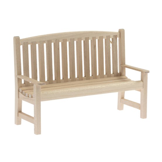 Doll&rsquo;s House Garden Bench image number 1