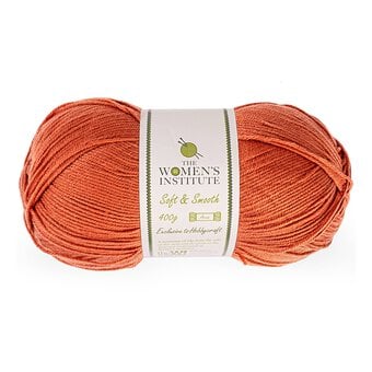 Women's Institute Salmon Soft and Smooth Aran Yarn 400g
