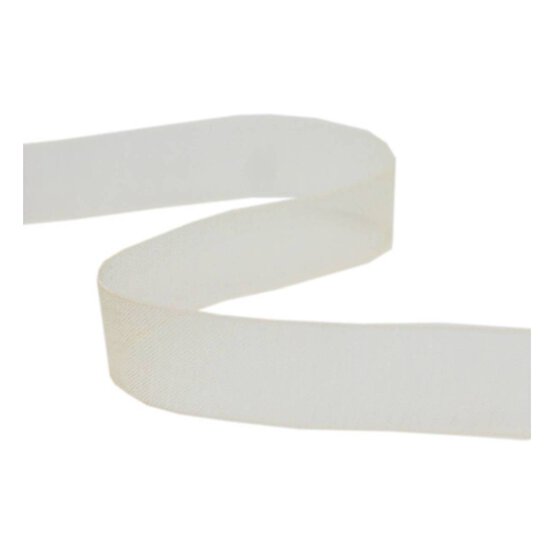 Ivory Organdie Ribbon 12mm x 6m image number 1
