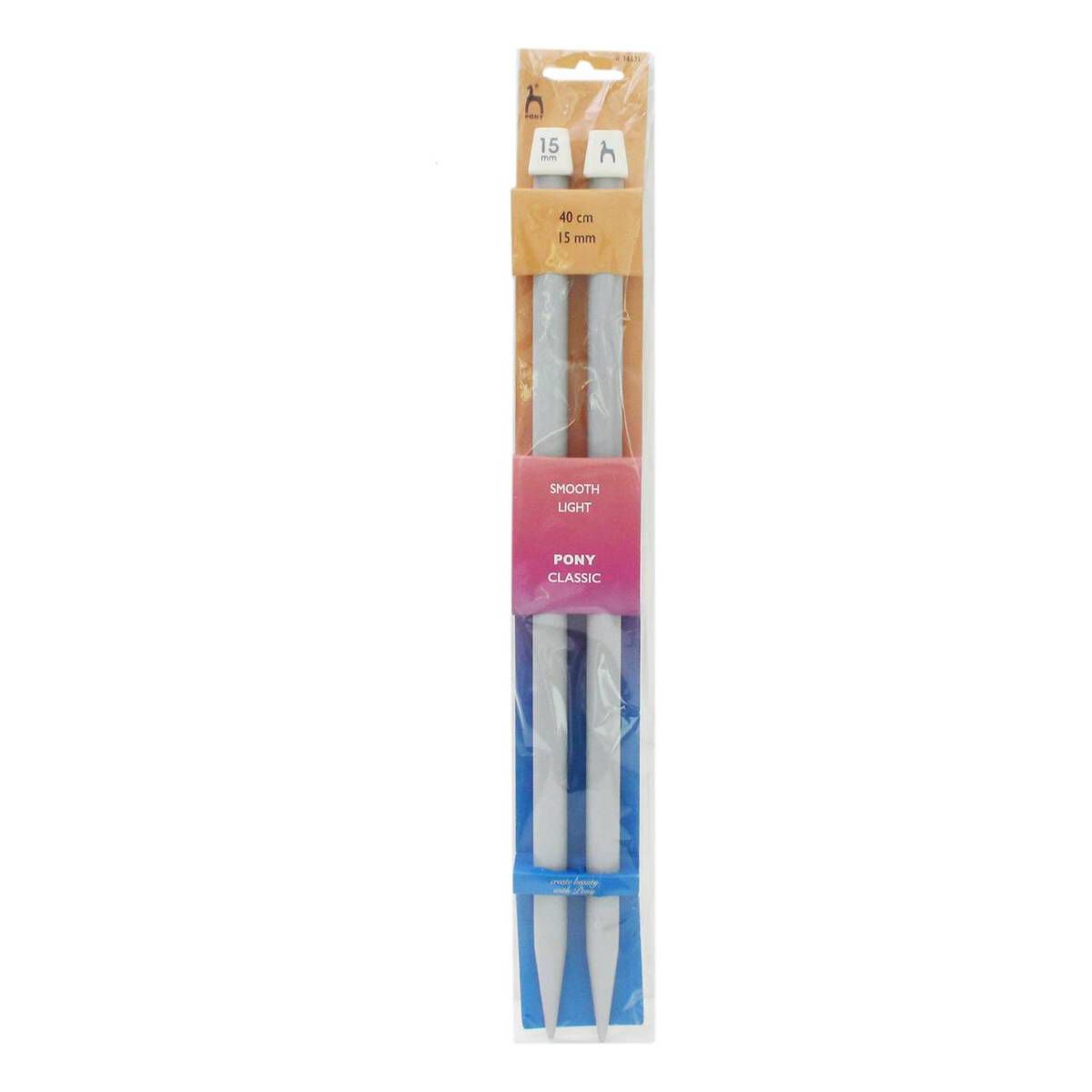 Pony Knitting Needles 40cm 15mm Hobbycraft
