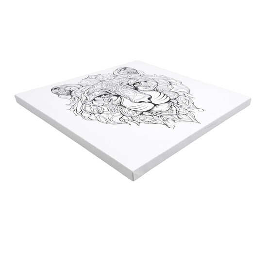 Tiger Colour-in Canvas image number 3