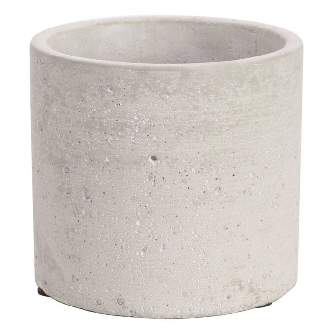 Round Cement Flower Pot 11cm