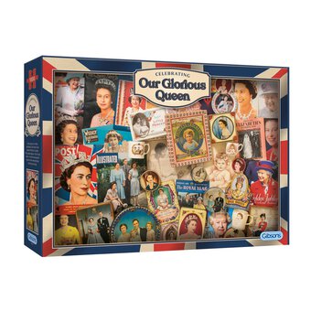 Gibsons Our Glorious Queen Jigsaw Puzzle 1000 Pieces