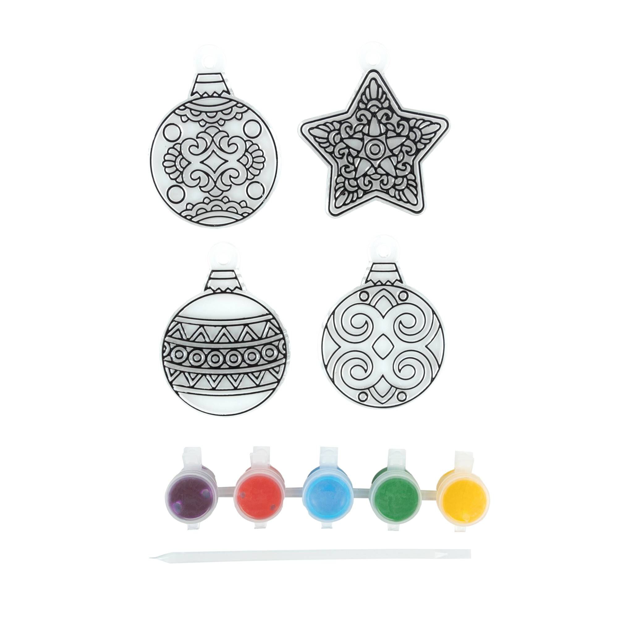 Christmas Suncatchers 4 Pack Hobbycraft