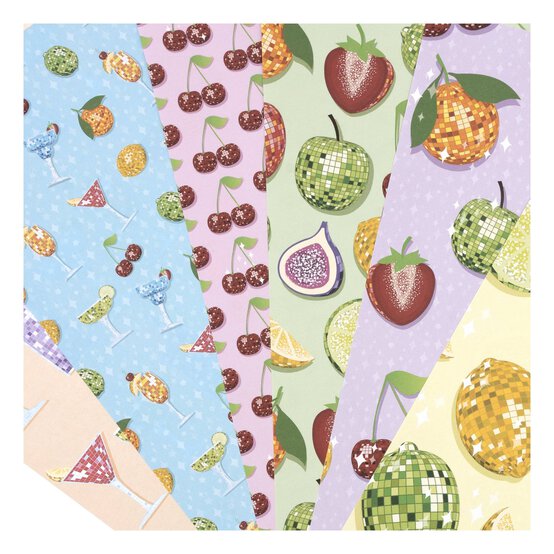 Disco Fruit Paper Pad 12 x 12 Inches 18 Pack  image number 3