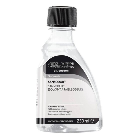 Winsor & Newton Sansodor Low Odour Solvent 250ml image number 1