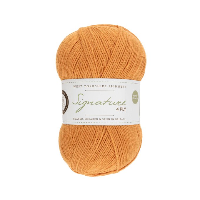 West Yorkshire Spinners Turmeric Signature 4 Ply 100g image number 1