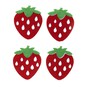 Felt Strawberries 4 Pack image number 3
