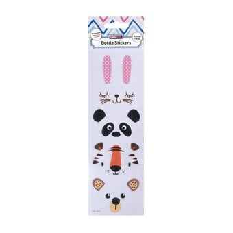Animal Face Bottle Stickers
