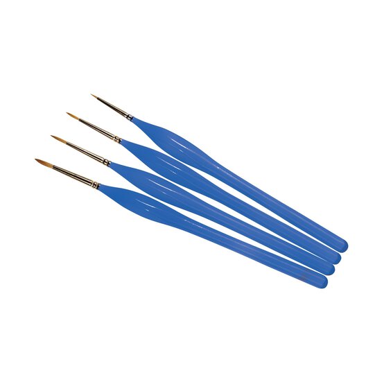 Humbrol Detail Sable Brushes 4 Pack image number 2