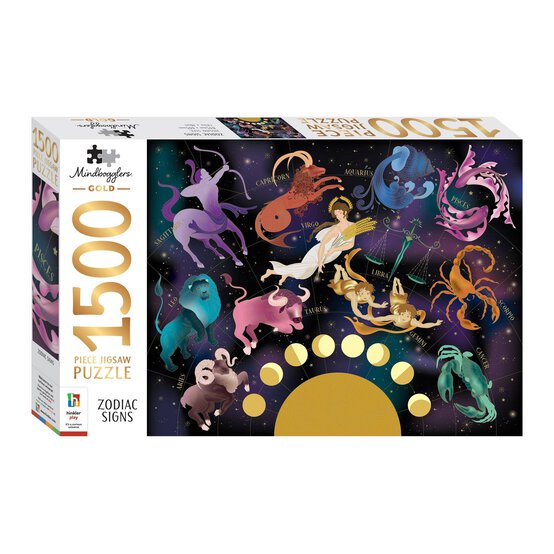Mindbogglers Zodiac Signs Jigsaw Puzzle 1500 Pieces image number 1