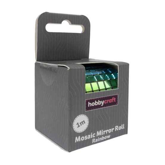 Rainbow Mosaic Mirror Roll 1m image number 4