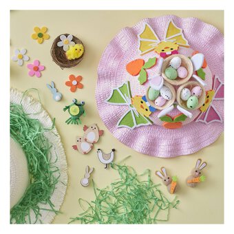 Felt Flower Heads 24 Pack