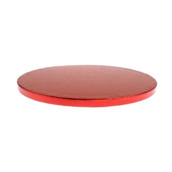 Red Round Cake Drum 10 Inches image number 2