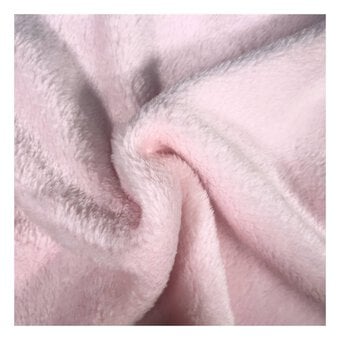 Pink Cuddle Fleece Fabric by the Metre