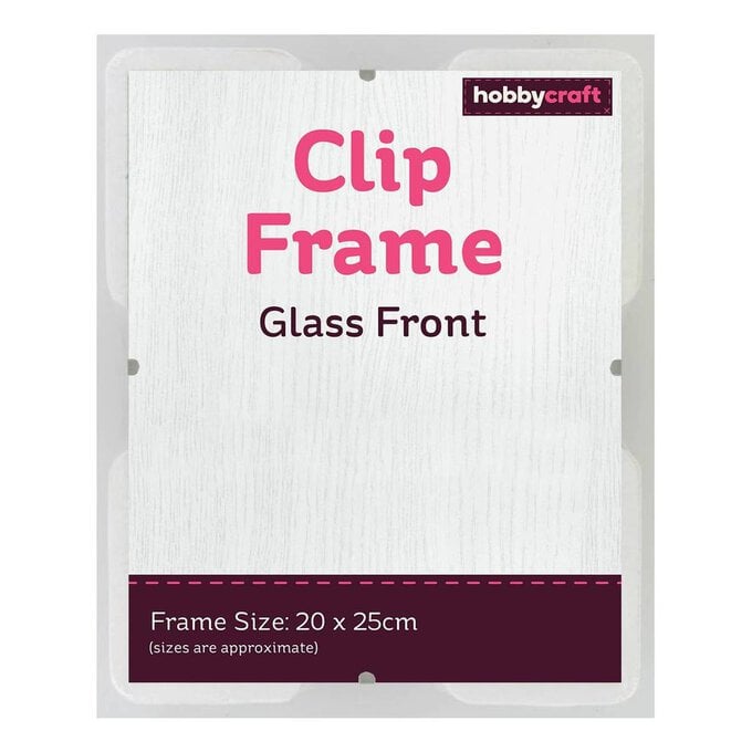 Glass Clip Frame 20cm x 25cm image number 1