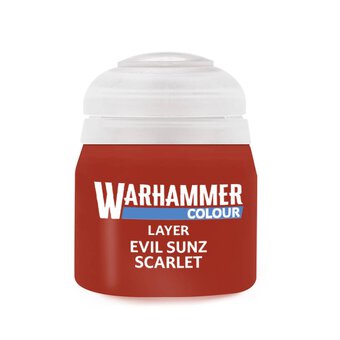 Warhammer Evil Sunz Scarlet Layer Paint 12ml