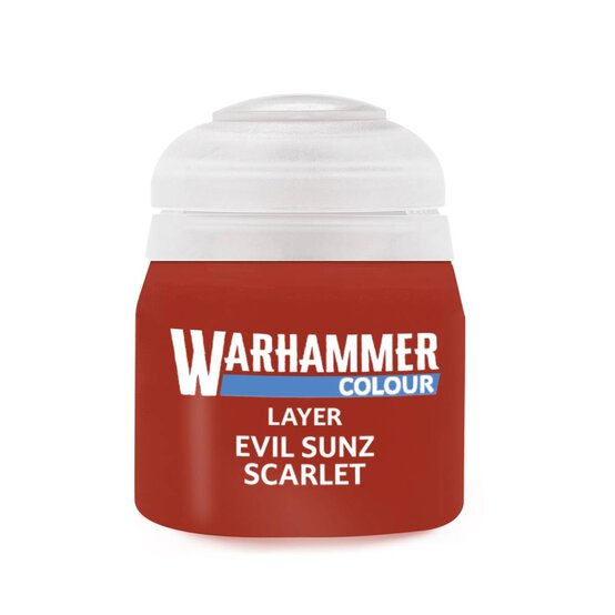 Warhammer Evil Sunz Scarlet Layer Paint 12ml image number 1