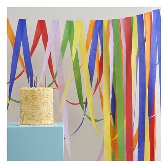 Create & Celebrate Crepe Streamers 25m 6 Pack