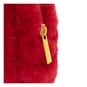 Reversible Red and Blue Furry Pencil Case image number 4