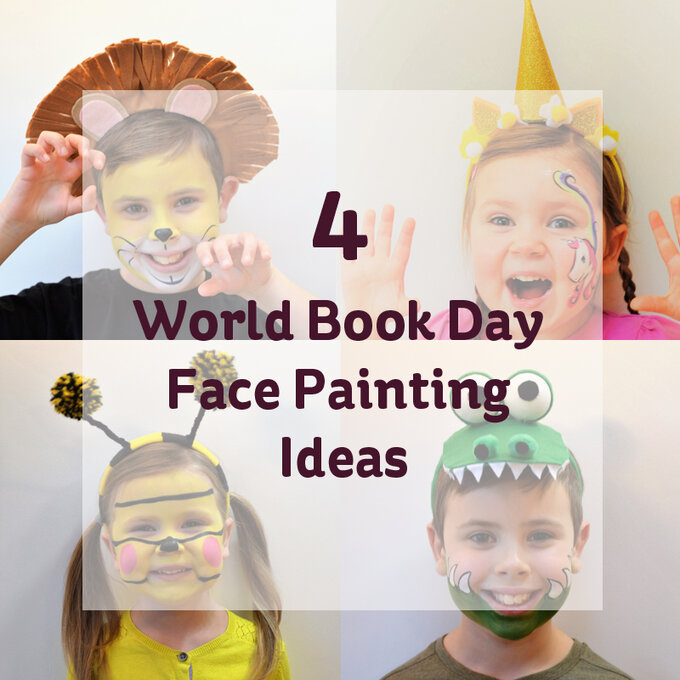 4 World Book Day Face Painting Ideas image number 1