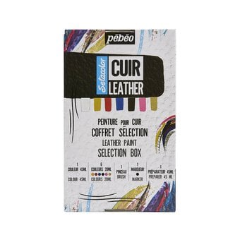 Pebeo Setacolor Leather Paint Selection Box image number 2