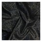 Black Holo Foil Nylon Spandex Fabric by the Metre image number 1