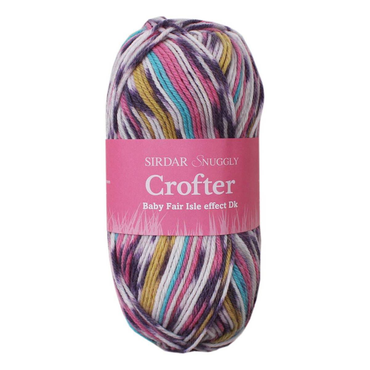 fair isle effect yarn