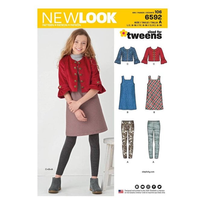 New Look Girls' Separates Sewing Pattern 6592 image number 1